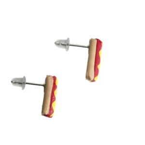 Hot Dog Stud Earrings - Image 2